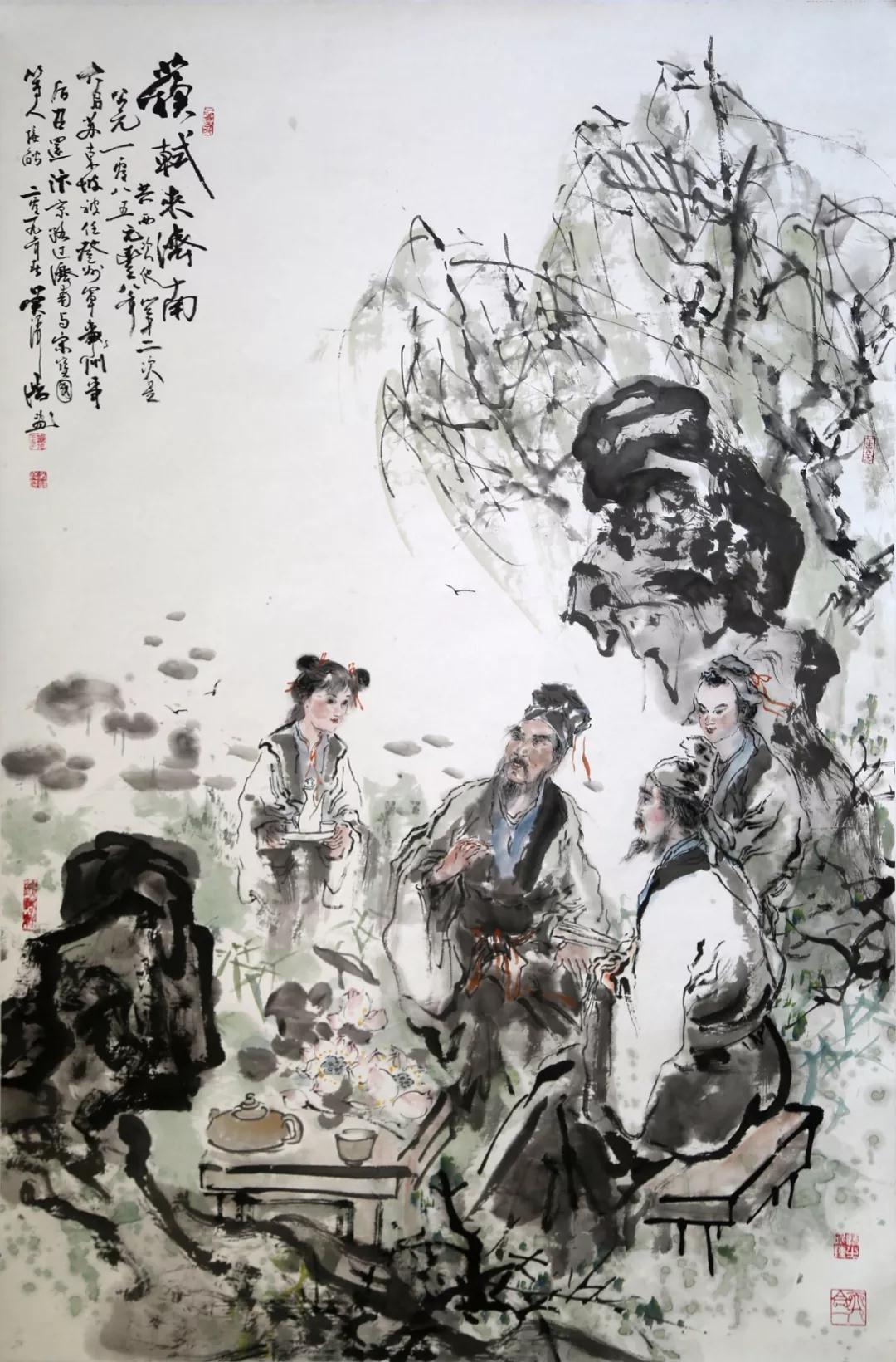 漫步东坡—吴泽浩国画展本周六将在山东新闻美术馆开幕